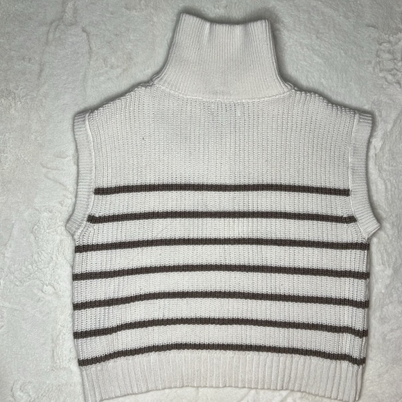 Rachel Zoe Sweater Knit Vest Cap Sleeves Size L - Picture 5 of 5